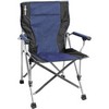 photo – blauer und schwarzer raptor-stuhl – maximale belastung: 110 kg – maße: 51 x 44 x h48/90 c 1