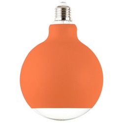 partially colored led bulb - lucia orange