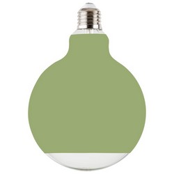 partially colored led bulb - lucia green