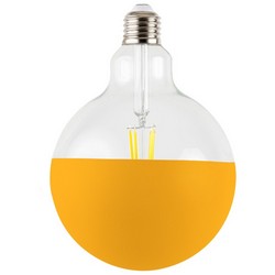 lampadina led parzialmente colorata - maria giallo
