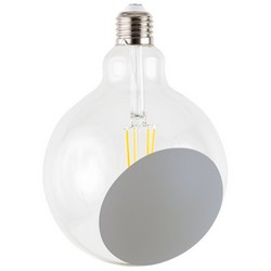 partially colored led bulb - sofia grey