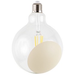 partially colored led bulb - sofia cream