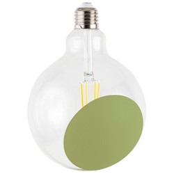 partially colored led bulb - sofia green