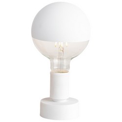 lampada da tavolo con lampadina led - bianco maria