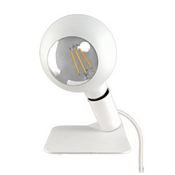 Filotto - Magnetischer Lampenhalter mit Lampe - Weiße Iris