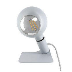 Filotto - Magnetic Lamp Holder with Lamp - Iris Grey