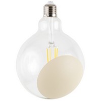photo partially colored led bulb - sofia cream 1