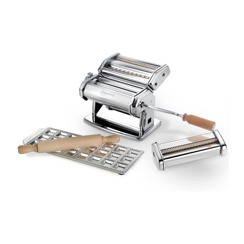 photo Imperia - Gift set consisting of iPasta T. 2/6.5 mm Classica, ravioli mould, pasta cutter and rolli