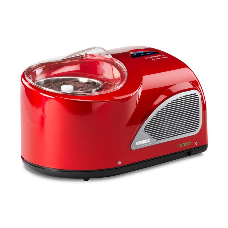 photo ice cream nxt1 l'automatica i-green - red - up to 1kg of ice cream in 15-20 minutes