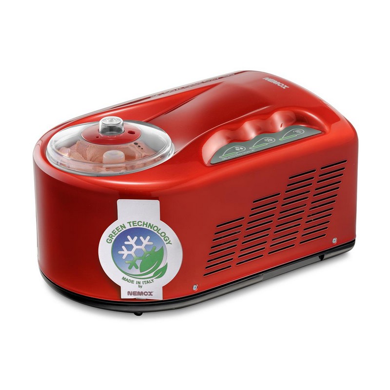 photo gelato pro 1700 up i-green - red - up to 1kg of ice cream in 15-20 minutes