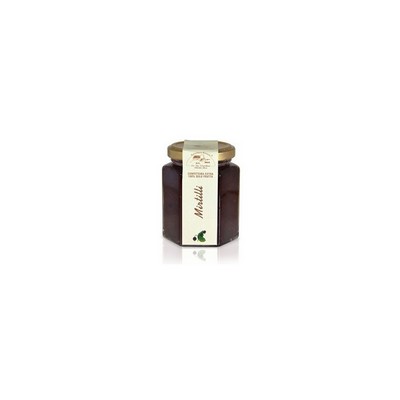 Apicoltura Cazzola - Azienda Agricola Giardino 100% BLUEBERRY Extra Jam, 200g jar