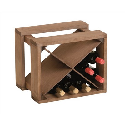 Wooden wine cellar for 12 bottles