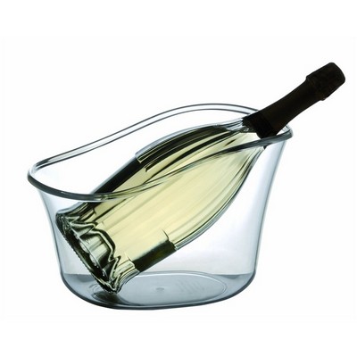 Transparent acrylic tub for sparkling wines or champagne magnums