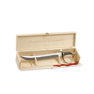 Renoir Sommelier Box with Champagne Saber