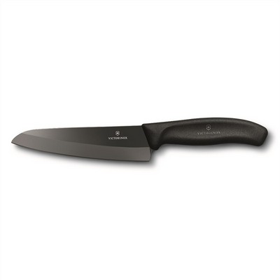 Kitchen carving knife with ceramic blade