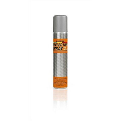 ALBEDO 100 Light Metallic Reflective Spray for SPORTS EQUIPMENT (Bicycles, Canoes, Material