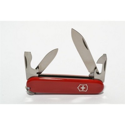 Victorinox recruit - 84 mm pocket knife with 10 functions - red