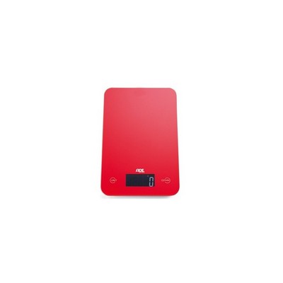 ADE  Digital Kitchen Scale with Sensor Touch' Buttons - Red