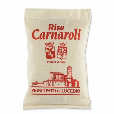 Principato di Lucedio Carnaroli Rice - 1 Kg - Packaged in a Protective Atmosphere and Canvas Bag
