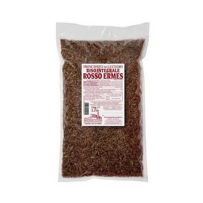 Principato di Lucedio Ermes roter brauner Reis – 1 kg – verpackt in einer schützenden Atmosphäre