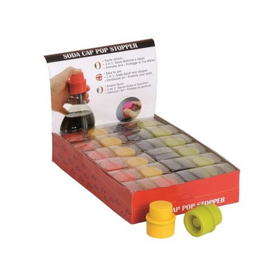 Display Set of 24 drink caps - Injects air - Creates pressure