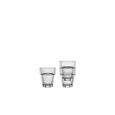 4 Bistrà² Tumbler Mini Crystal Glasses - 95ml