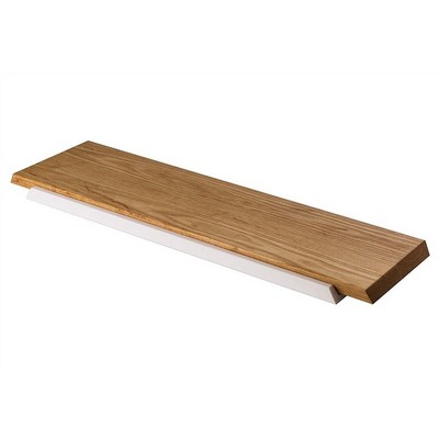 FOX DUE CIGNI - 7x2 Line - Smooth ash wood centerpiece with cutting board holder - Made in Italy
