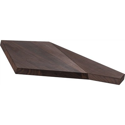 DUE CIGNI - Vela Line - Walnut Wood Chopping Board 36x25.5x2.3 cm - Made in Italy
