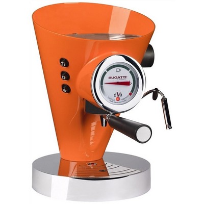 BUGATTI  diva orange espresso coffee machine
