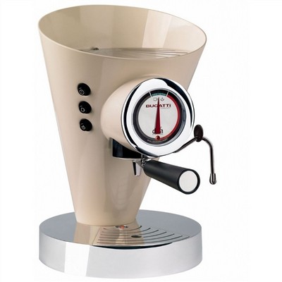BUGATTI  15-edvac espresso and cappuccino machine diva evolution, cream