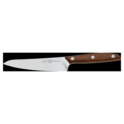 DUE CIGNI 1896 Line - Utility Knife 14 CM - 4116 Stainless Steel Blade and Walnut Wood Handle