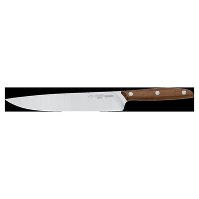 DUE CIGNI 1896 Line - Roasting Knife 20 CM - 4116 Stainless Steel Blade and Walnut Wood Handle