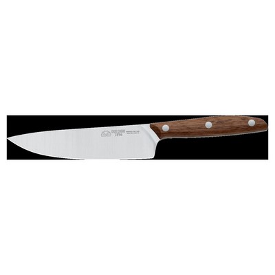 DUE CIGNI 1896 Line - Chef's Knife 15 CM - 4116 Stainless Steel Blade and Walnut Wood Handle