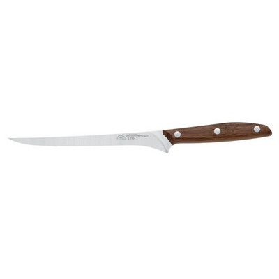 DUE CIGNI 1896 Line - Fillet Knife 18 CM - 4116 Stainless Steel Blade and Walnut Wood Handle