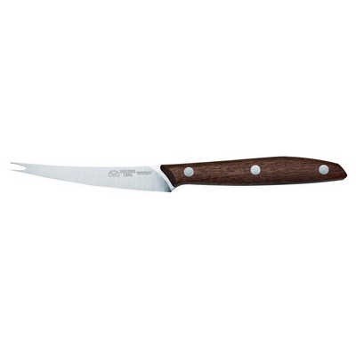 DUE CIGNI 1896 Line - Cheese Spreader Knife - 4116 Stainless Steel Blade and Walnut Wood Handle
