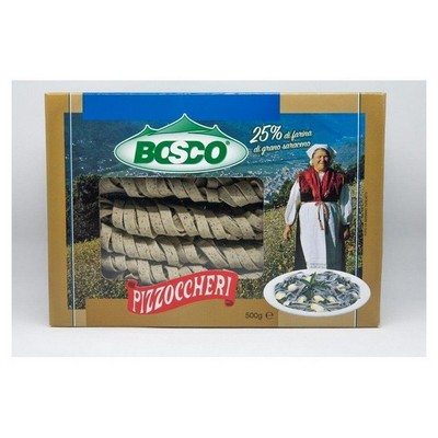 BOSCO Pizzoccheri a Matassa im Karton – Karton mit 14 Packungen à 500 g