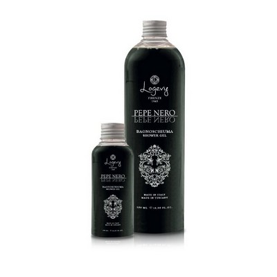 Logevy Body wash - 2 packs of 100 ml - Makes your skin soft and hydrated - Black Pepper