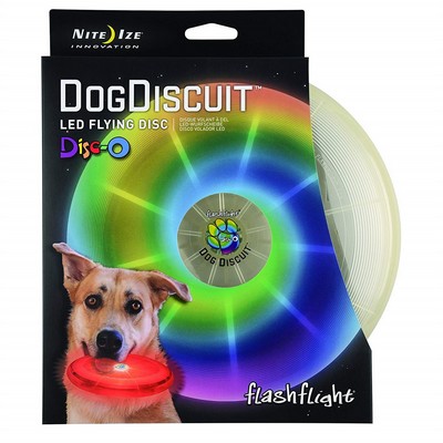 YesEatIs NITE IZE - N FLASHFLIGHT DOG DISCUIT - DISCO LED