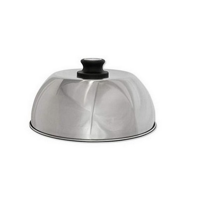 lid / hood for g34 - stainless steel and knob with thermometer