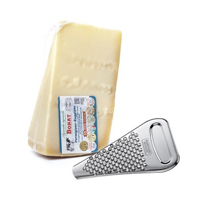 Parmigiano Reggiano DOP 16 Months 1Kg - Stainless Steel Grater