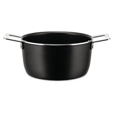 Alessi-Pots&Pans Non-stick aluminum saucepan suitable for induction