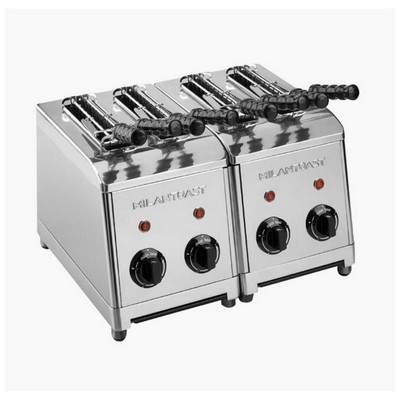 Stainless steel 4 tong toaster 220-240v 50/60hz 2.68kw