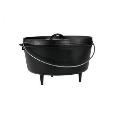 LODGE Cast Iron Dutch Oven with Lid 38.6 x 37 x 22.6 cm