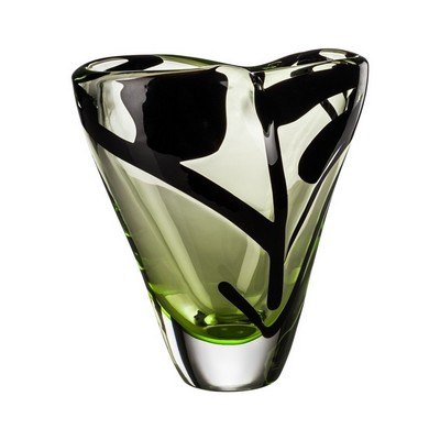 Venini - BLACK BELT OTTO Vase 699.13 CR/VB/NET
