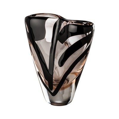 Venini - BLACK BELT OTTO Vase 699.13 CR/RS/NE