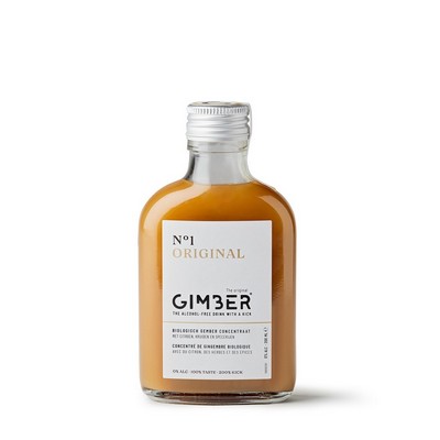 Gimber Gimber N°1 Original – Alkoholfreies Getränk auf Basis von Ingwer, Zitrone und Kräutern – 200 ml