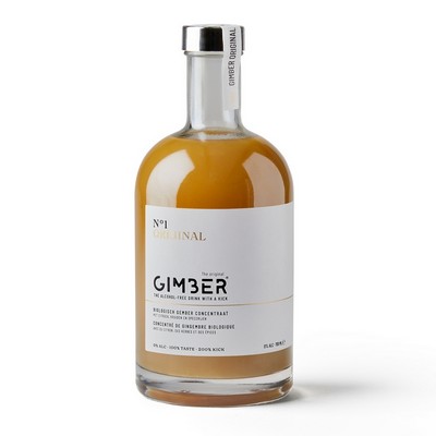 Gimber Gimber N°1 Original - Bevanda analcolica a base di Zenzero, Limone ed Erbe - 700 ml