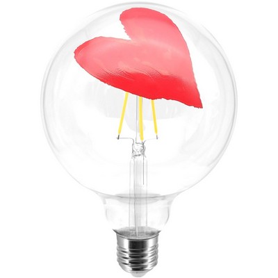 Filotto Thread - LED Light Bulb with Image - Heart Tattoo
