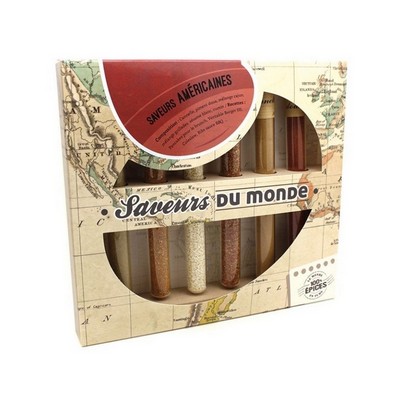 Le Monde en Tube flavors of the world - 6 spices in a tube - american flavors