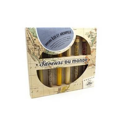 Le Monde en Tube flavors of the world - 6 spices in a tube - caribbean flavors